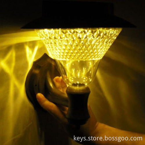 Outdoor Solar Power 16 LED Path Light/Yard Wall Fence Lawn Garden Landscape Lamp